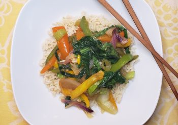 Pac Choi & Pepper Stir Fry