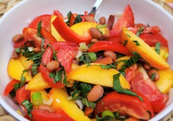 Peach & Tomato Summer Salad